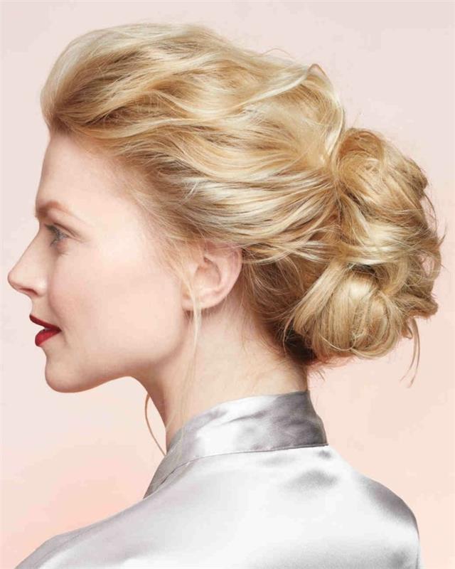 updos ξανθά μαλλιά καρφωμένα