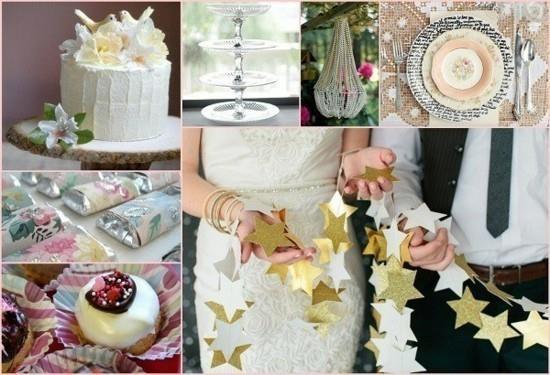 Φτιάξτε τα δικά σας αστέρια διακόσμησης γάμου από χάρτινες γιρλάντες