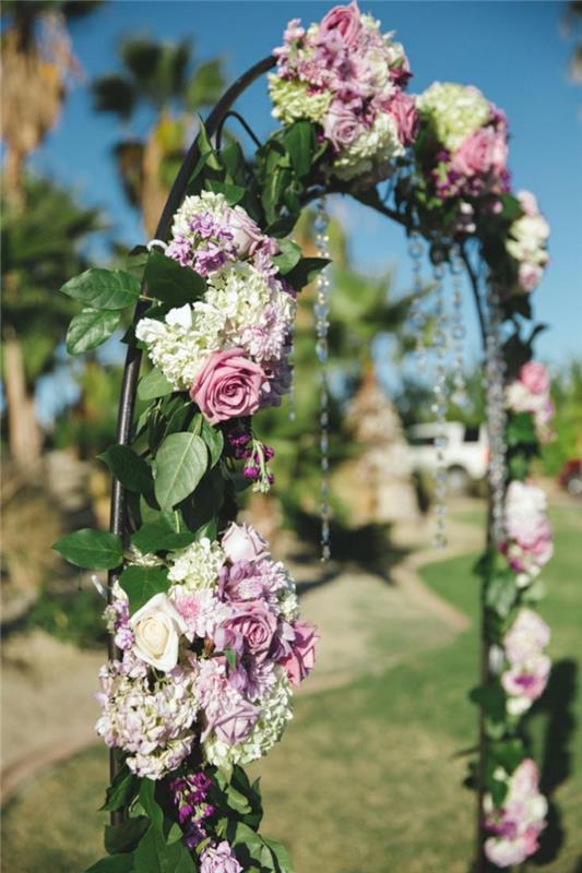 τάσεις διακόσμησης γάμου τριαντάφυλλο διακόσμηση λουλουδιών