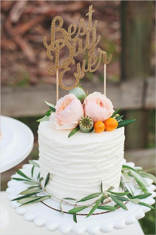 γαμήλια τούρτα εικόνες λουλούδια και φρούτα
