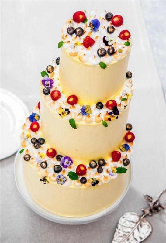 εικόνες γαμήλιας τούρτας καλοκαιρινές και φρέσκες