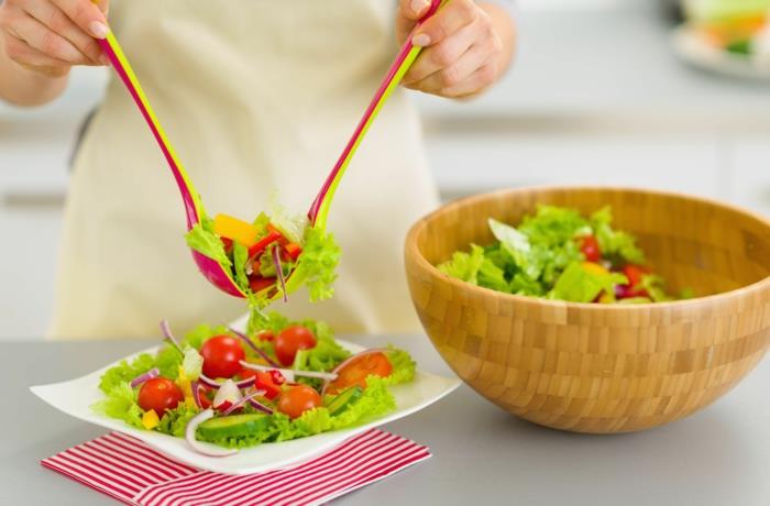 υψηλή αρτηριακή πίεση ετοιμάστε φρέσκες σαλάτες