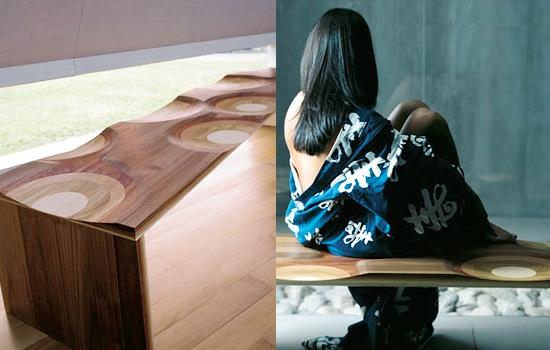 ξύλινο πάγκο γυναικείο κάθισμα δέντρο δαχτυλίδι zen ενεργειακή φύση