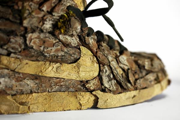 ξύλινα αθλητικά παπούτσια Nike christophe guinet βιώσιμο σχέδιο