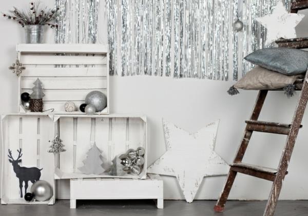 έπιπλα από ξύλινη παλέτα κάντε το μόνοι σας DIY ιδέες σκάλα