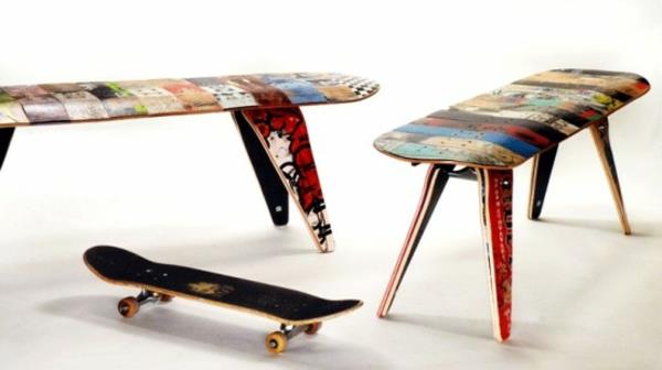 Φτιάξτε το δικό σας ξύλινο πάγκο DIY skateboard κήπου