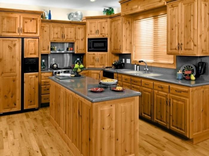 ξύλινη κουζίνα λειτουργική μικρή κουζίνα κουζίνα νησί ξύλινο πάτωμα