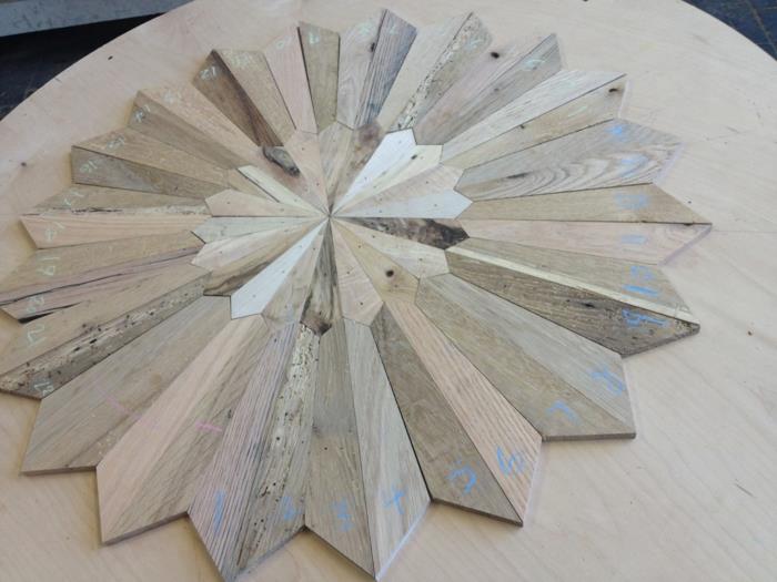 ξύλινη τέχνη συλλέγονται ξύλινα πηχάκια ξυλουργός εμφάνιση της αρίθμησης