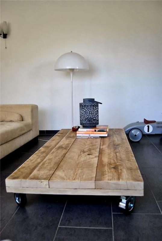 ξύλινα τραπέζια φτιάξτε μόνοι σας έπιπλα από παλέτες ξύλινο τραπέζι