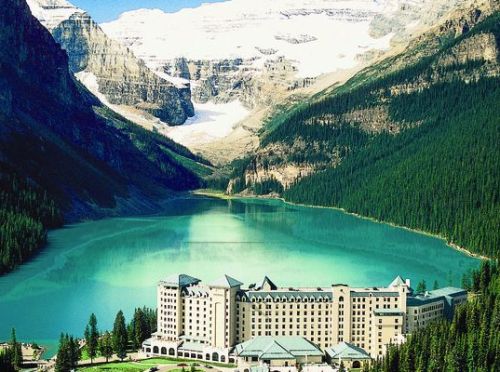 Lake Louise, Alberta Kanada'daki Balayı Yerleri