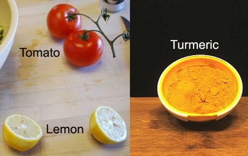 Pomidorų-ciberžolių pakuotė citrinų sulčių gramų miltai