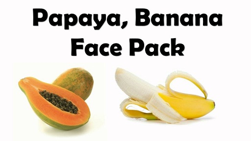 Papajos ir bananų vaisių kaukė