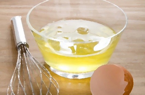 Kiaušinių baltymai kaklo raukšlėms