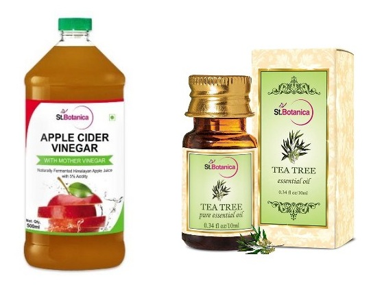 Obuolių sidro acto ir arbatmedžio aliejaus masažas