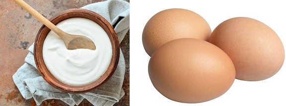 Yoğurt ve Yumurta Saç Maskesi