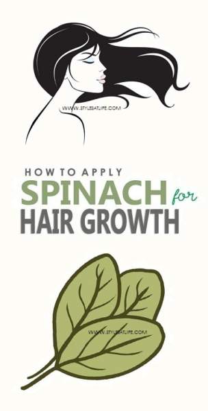 Kaip taikyti špinatus plaukų augimui