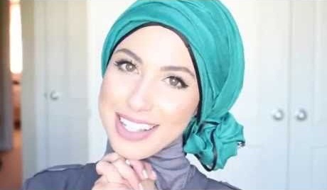 Turbano stiliaus hidžabas