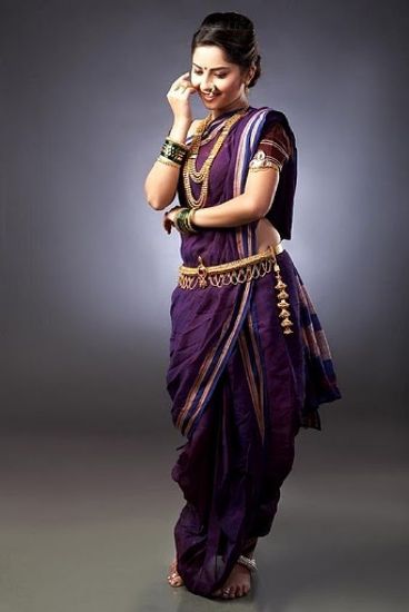 Marathi Saree nasıl giyilir