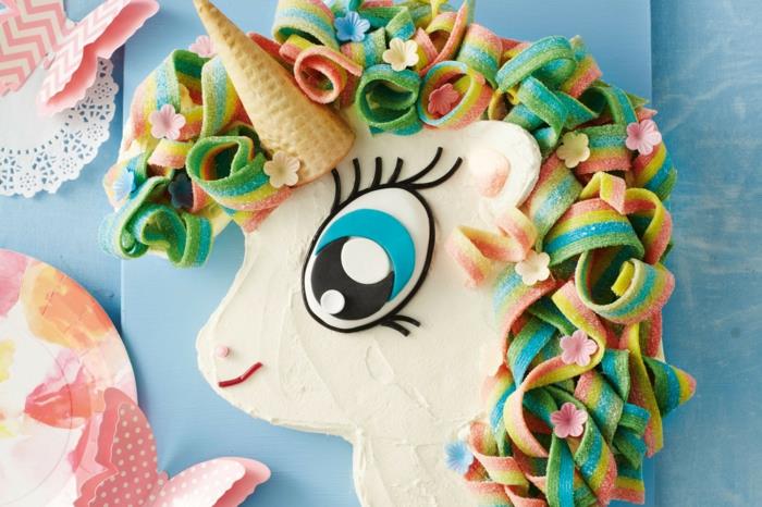 ιδέα κέικ μονόκερου γιορτάστε τα γενέθλια των παιδιών