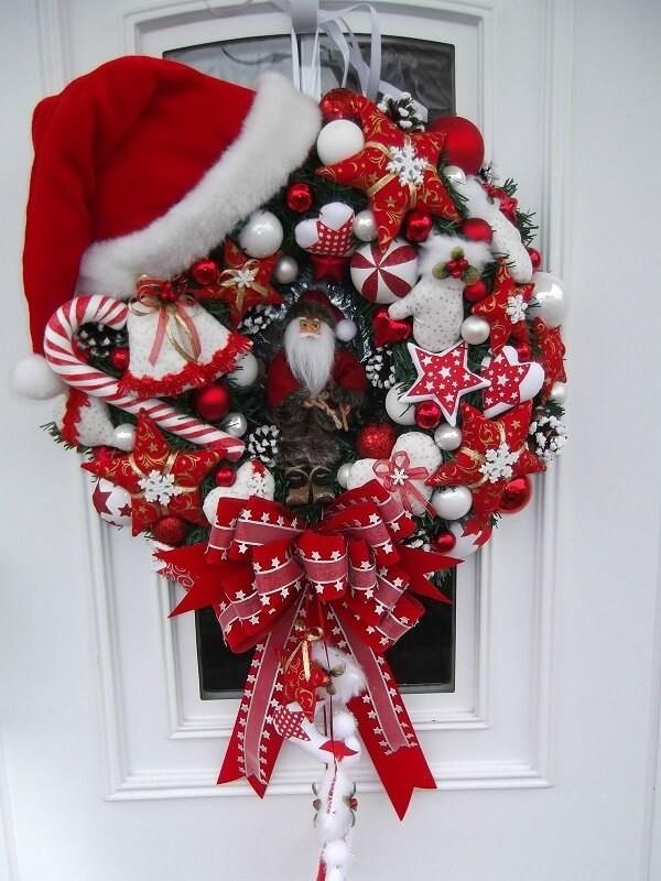 ιδέες για την πόρτα diy διακόσμηση χριστουγεννιάτικο στεφάνι
