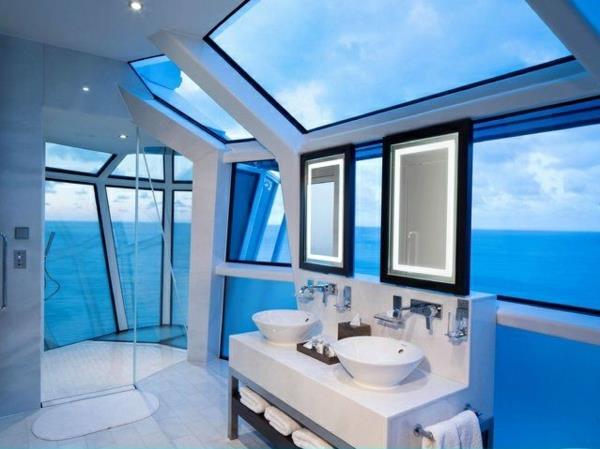 ιδέες για εσωτερική διακόσμηση πολυτελές μπάνιο συμμετρικά
