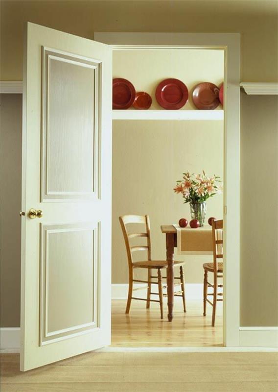 εσωτερικές πόρτες πόρτα σχεδιασμού λευκού τοίχου είναι παρόμοια