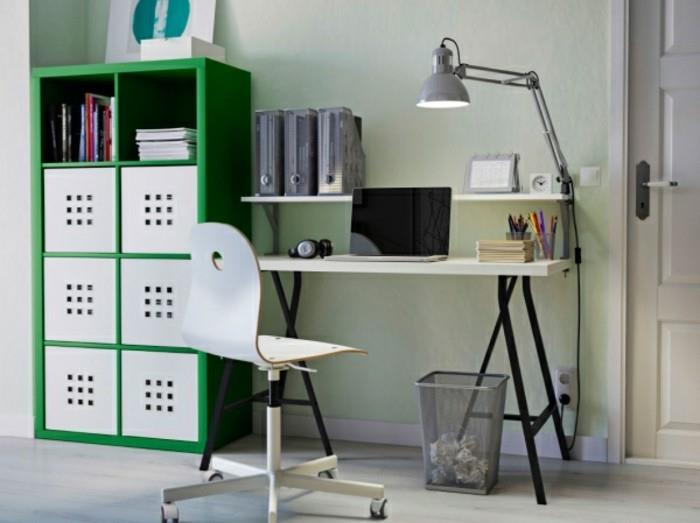 ikea ράφι kallax ιδέες πράσινο τοίχο γάτα