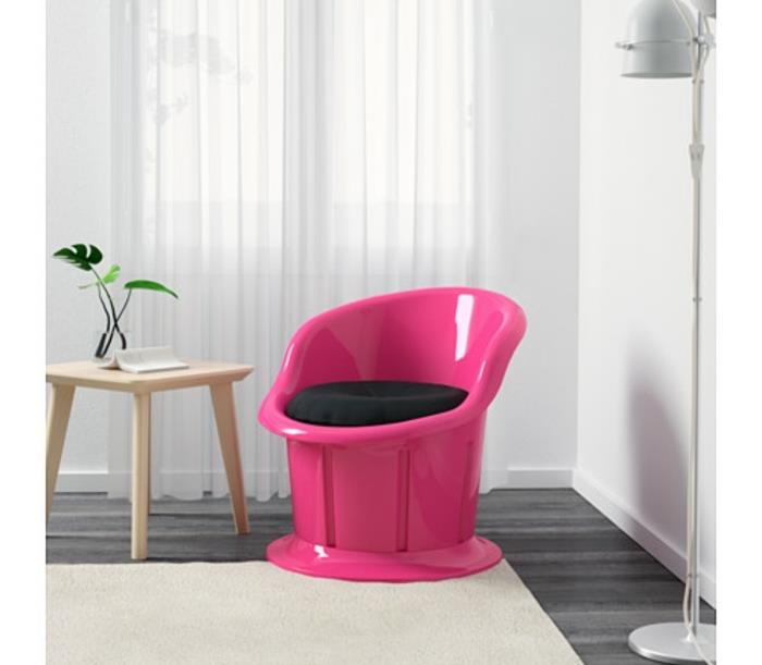 πολυθρόνα ikea ροζ επικαλυμμένη πολυθρόνα popptorp