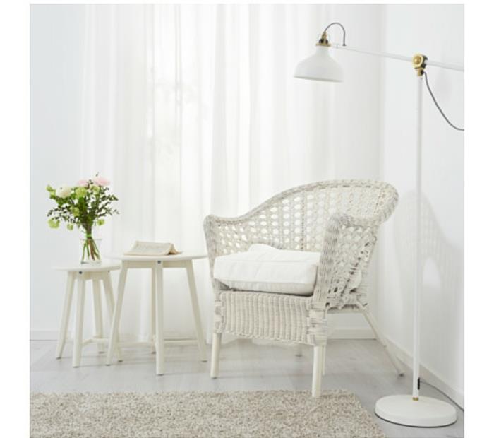 πολυθρόνα ikea λευκή επικαλυμμένη πολυθρόνα χειροποίητη finntorp
