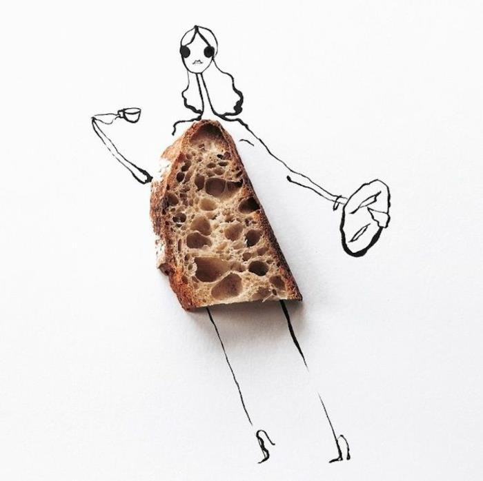 εικονογράφος ήθελε Gretchen Roehrs μόδα εικονογραφήσεις ψωμί