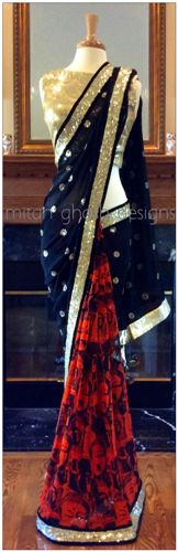 Indijos dizaineris saree 10