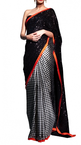 Indijos dizaineris saree 11