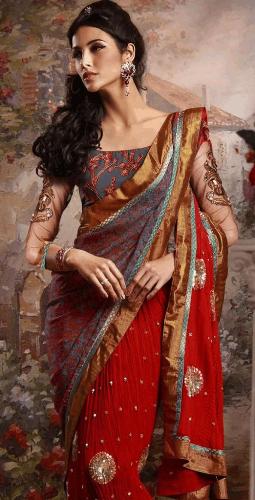 Indijos dizaineris saree 13