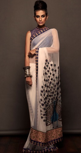 Indijos dizaineris saree 6