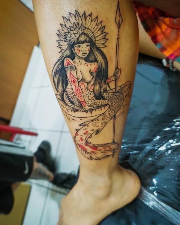 ινδικά κοσμήματα τατουάζ στο πόδι