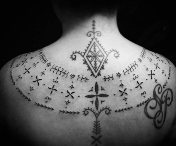 ινδικά σύμβολα τατουάζ για το μοτίβο