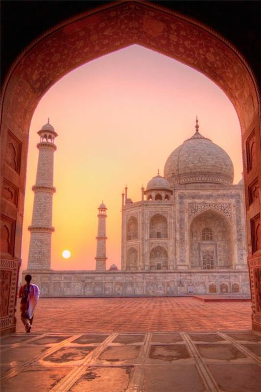 ταξίδι στην Ινδία taj mahal επίσκεψη ταξίδι στην Ινδία