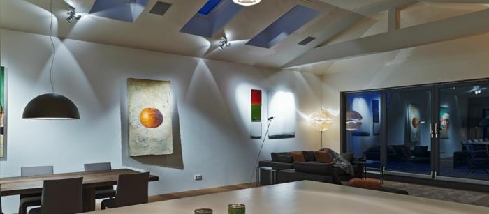 φωτιστικό οροφής ikea σκοτεινό εσωτερικό σχεδιασμό τοίχου pro