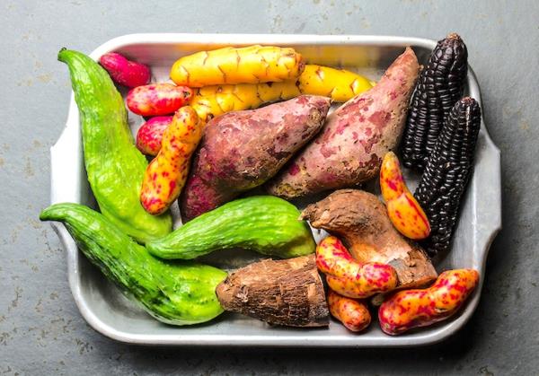 Το αγγούρι Inca προετοιμάζει υγιή λαχανικά