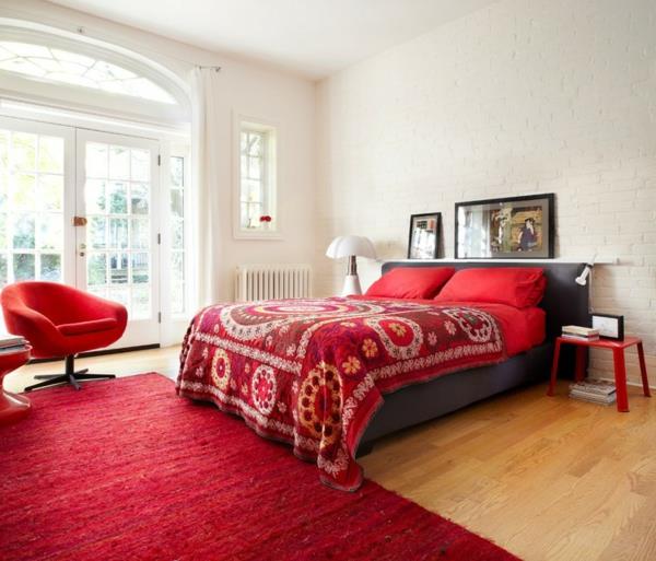 εσωτερικές ιδέες σχεδιασμού του καναπέ καναδά υπνοδωμάτιο κόκκινο κρεβάτι