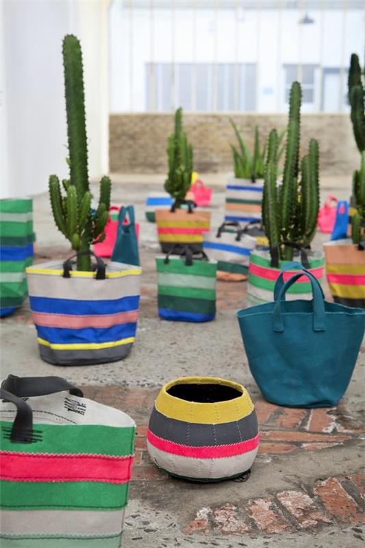 εσωτερική διακόσμηση μεξικανικές ιδέες διακόσμησης δείγματα χρώματος κάκτοι