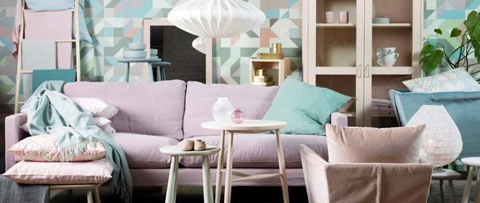διακοσμητής εσωτερικών ιδεών διαβίωσης σκανδιναβικές ιδέες επίπλωσης σαλόνι παστέλ χρώματα