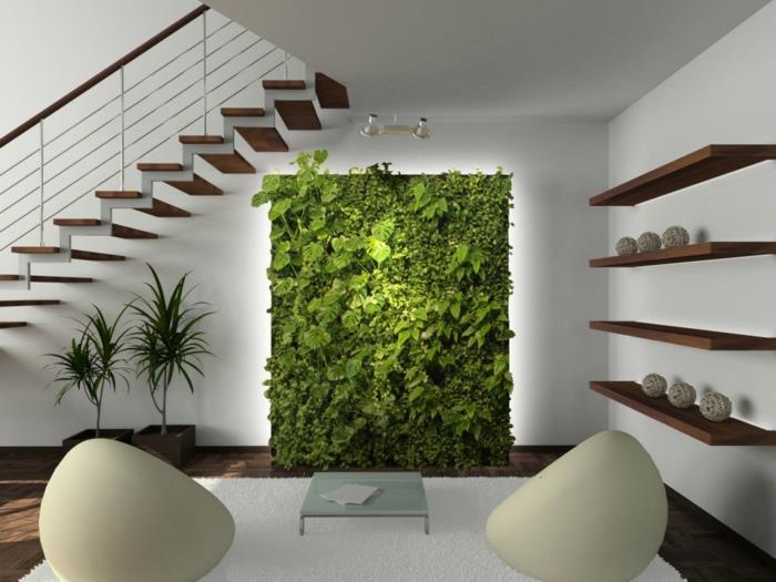 φυτά εσωτερικού χώρου σαλόνι διακοσμούν διακόσμηση τοίχων φυτά σε γλάστρες