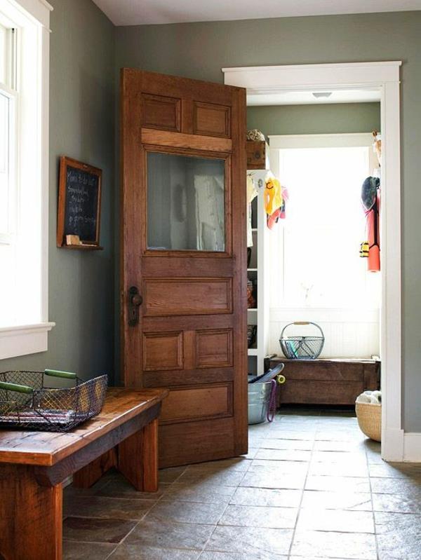 εσωτερικές πόρτες σταθερές φτηνές ιδέες μασίφ ρουστίκ ξύλο