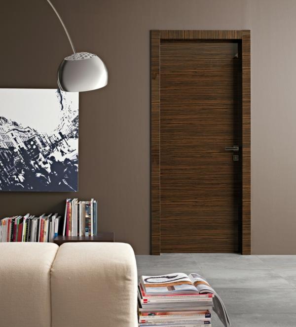 εσωτερικές πόρτες ξύλο όμορφη υφή σαλόνι εσωτερικό