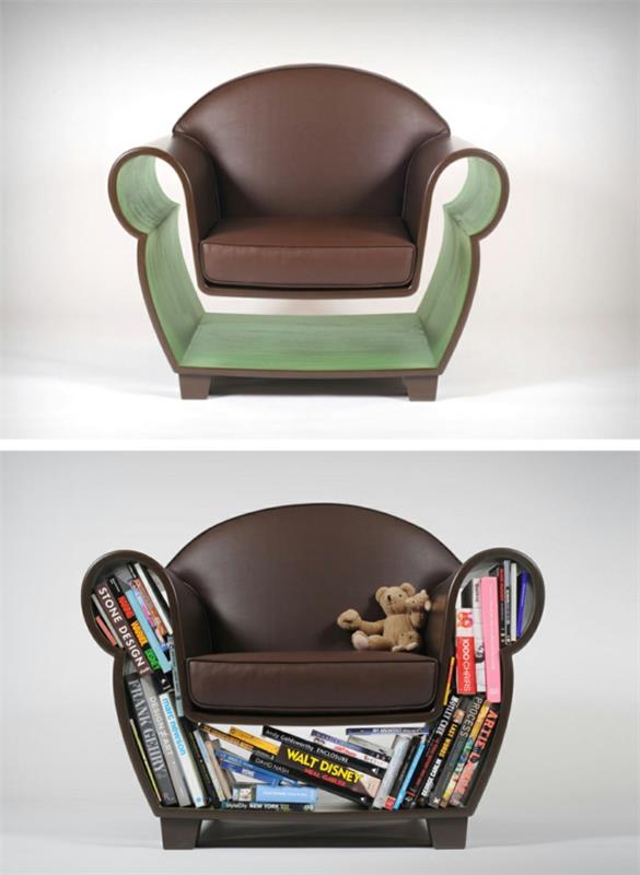καναπέ -κρεβάτι καινοτομίας Straight Line Designs holow καρέκλα