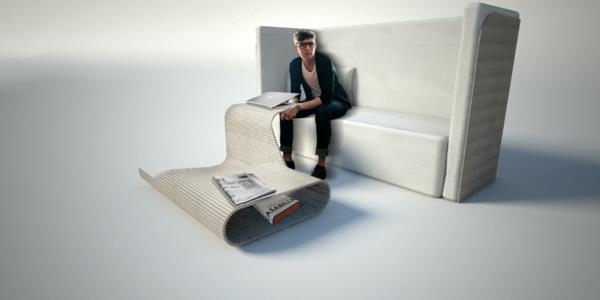 καινοτομία καναπές -κρεβάτι carlo ratti cassina εργονομική