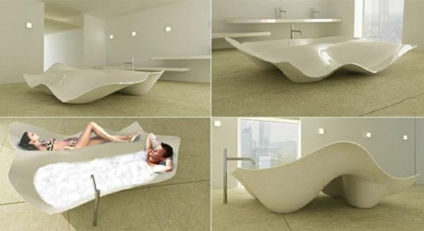 καινοτόμες μπανιέρες υδρομασάζ μοντέρνο μπάνιο