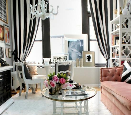 εσωτερική διακόσμηση ιδέες σπιτιού γυναικείες σαλόνι παστέλ χρώματα λευκό