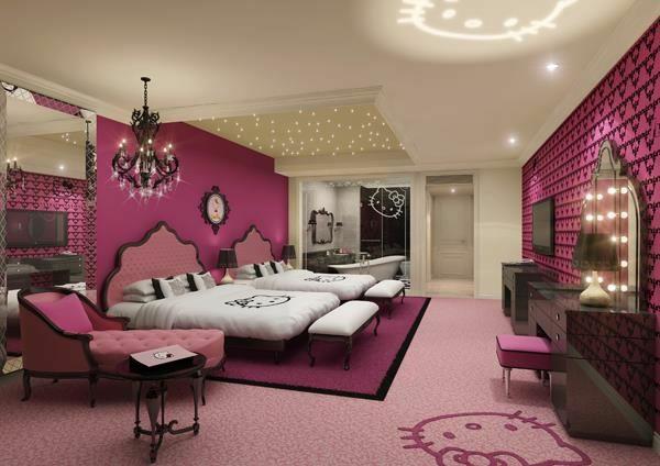 interior-design-with-hello-kitty-μοτίβα